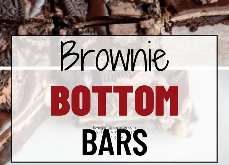 Delicious Brownie Bottom Bars with a fudgy brownie base and cookie topping