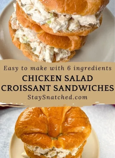 Delicious chicken salad sandwiches made with fresh ingredients.