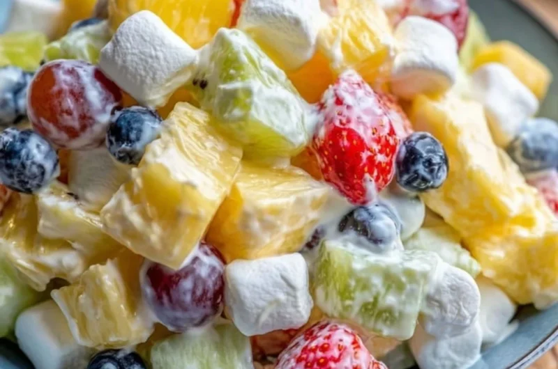 Zesty dill pickle pasta salad ready for summer fun