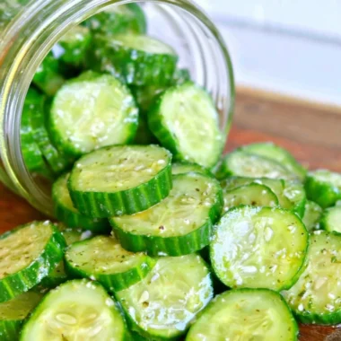 Quick and healthy 5 minute cucumber snack recipe