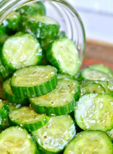 Quick and healthy 5 minute cucumber snack recipe