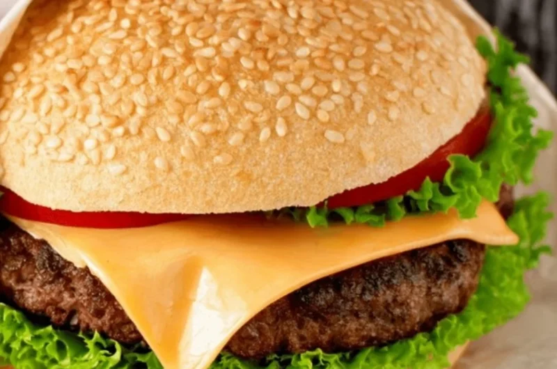 Juicy hamburger patties cooked on a grill for the best easy recipe