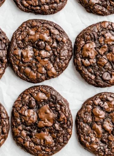 Delicious Brownie Mix Cookies arranged on a plate