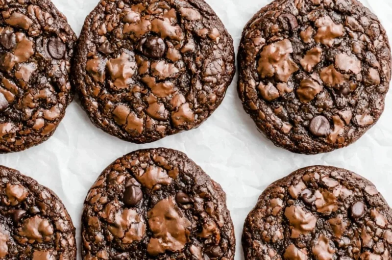 Delicious Brownie Mix Cookies arranged on a plate