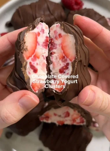 Chocolate covered yogurt clusters - a tasty and healthy snack option