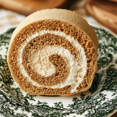 Delicious Coffee Swiss Roll served with a cozy ambiance