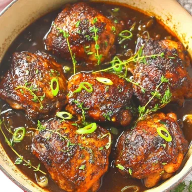 Crockpot jerk chicken served with rice and vegetables