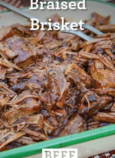 Delicious Texas Cola shredded beef brisket served on a plate