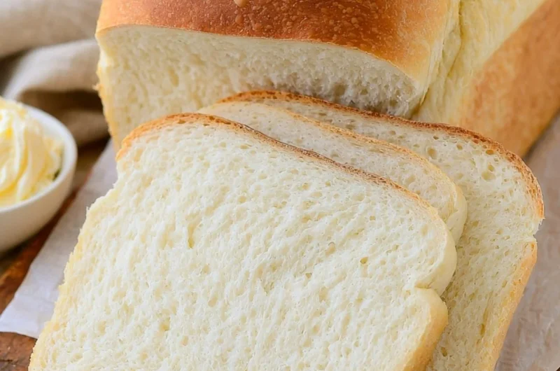 Sourdough Discard Sandwich Bread made from leftover starter.