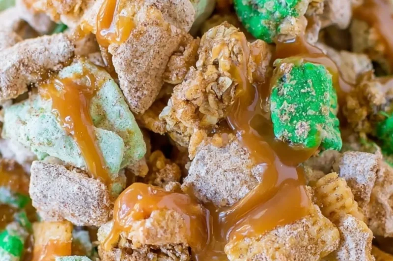 Delicious Apple Cinnamon Puppy Chow recipe for a cozy treat